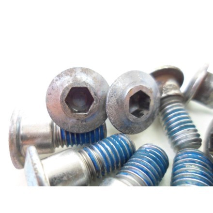 KIT 15 PERNI VITI ESAGONALI FISSAGGIO DISCHI FRENO SUZUKI AN 650 BURGMAN K4 2004