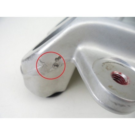 SUPPORTO CON PEDANA ANTERIORE PILOTA SINISTRA DUCATI MULTISTRADA 1100 S 2009