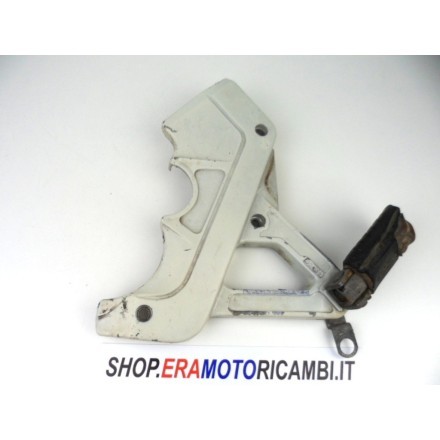 SUPPORTO CON PEDANA ANTERIORE PILOTA SINISTRA APRILIA AF1 125 Project 108 1987