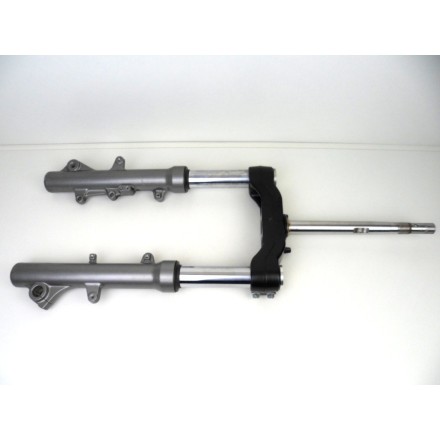 FORCELLA ANTERIORE CON ACCESSORI E MANUBRIO GUIDA SUZUKI AN 250 BURGMAN 1998