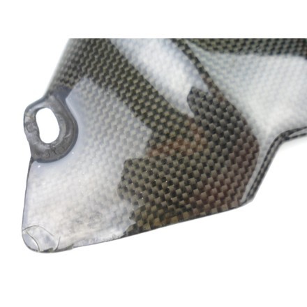 COVER PARACALORE SCARICO CENTRALE IN CARBONIO DUCATI 1198 Superbike 2010