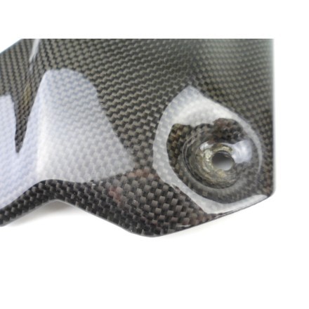 COVER PARACALORE SCARICO CENTRALE IN CARBONIO DUCATI 1198 Superbike 2010