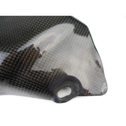 COVER PARACALORE SCARICO CENTRALE IN CARBONIO DUCATI 1198 Superbike 2010