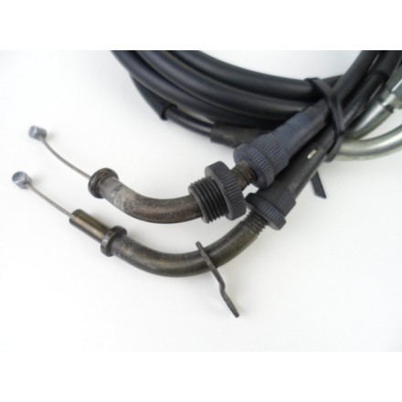 COMANDO GAS COMPLETO DI CAVI ACCELERATORE E MANOPOLE SUZUKI AN 250 BURGMAN 1998