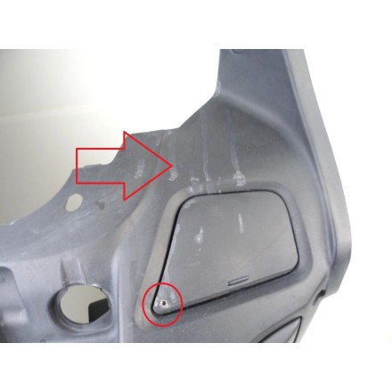 CONTROSCUDO CARENA RETROSCUDO VANO PORTA OGGETTI OEM SUZUKI AN 250 BURGMAN 1998