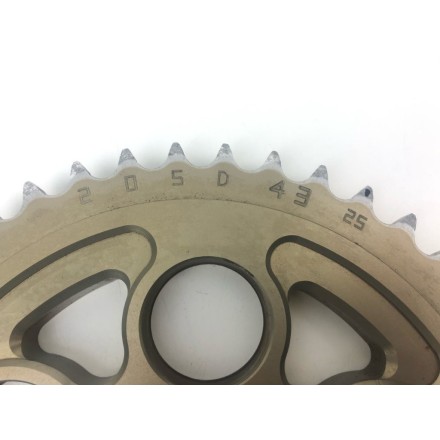 SITTA Ergal 43 DENTI CORONA TRASMISSIONE DUCATI MULTISTRADA 1100 S 2010