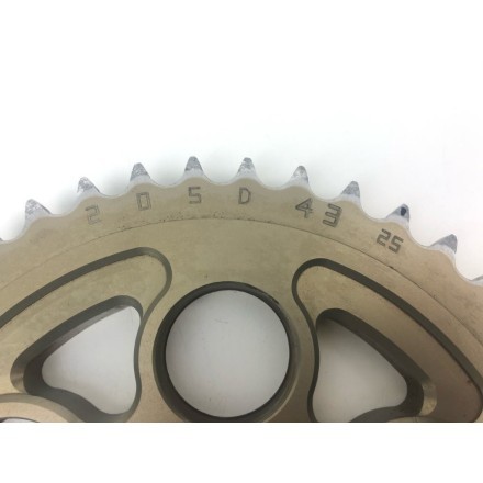 SITTA Ergal 43 DENTI CORONA TRASMISSIONE DUCATI MULTISTRADA 1100 S 2010