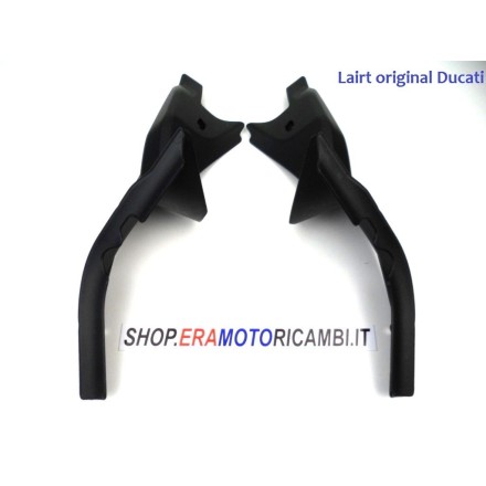 LAIRT COPPIA FIANCHETTI COPRI CONVOGLIATORI ARIA ABS DUCATI 1198 Superbike 2010