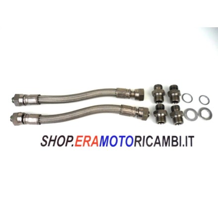 COPPIA TUBI MANDATA / RITORNO RADIATORE OLIO MOTORE DUCATI 1198 Superbike 2010