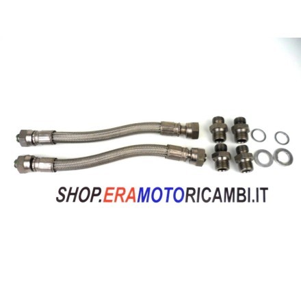 COPPIA TUBI MANDATA / RITORNO RADIATORE OLIO MOTORE DUCATI 1198 Superbike 2010