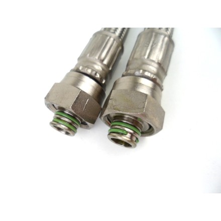 COPPIA TUBI MANDATA / RITORNO RADIATORE OLIO MOTORE DUCATI 1198 Superbike 2010