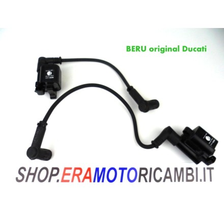 BERU BOBINE AVVIAMENTO PIPETTE CANDELE MOTORE DUCATI MONSTER 696 Plus 2008
