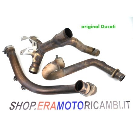 KIT COLLETTORI MARMITTA TUBI DI SCARICO COMPLETI DUCATI MONSTER 696 Plus 2008