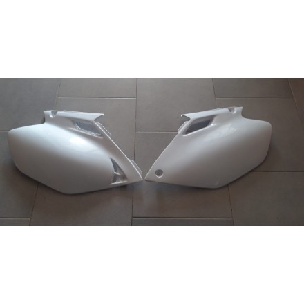 UFO original COPPIA PLASTICHE CARENE FIANCHETTI POSTERIORI YAMAHA YZ WR 2003