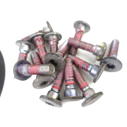 KIT 14x PERNI VITI BULLONI PER DISCHI FRENO CON GUARNIZIONI KAWASAKI ER-6N 2006