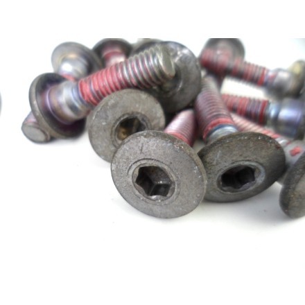 KIT 14x PERNI VITI BULLONI PER DISCHI FRENO CON GUARNIZIONI KAWASAKI ER-6N 2006