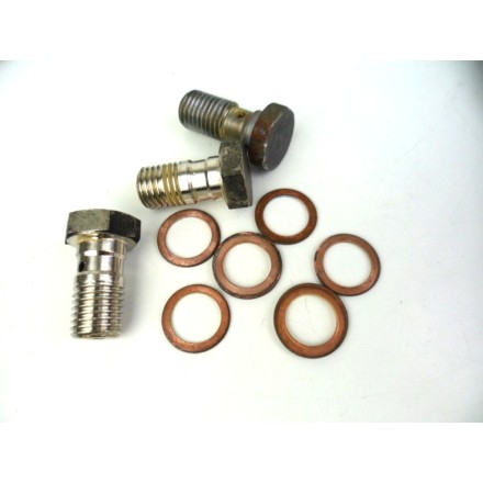 KIT TUBI FRENO IN TRECCIA ANTERIORE E POSTERIORE TRIUMPH SPEED TRIPLE 1050 2005