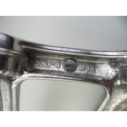 COPPIA SUPPORTI CON PEDANE POSTERIORI PASSEGGERO CON PERNI YAMAHA YZF-R6 2003