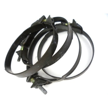 KIT x4 COLLETTORI MANICOTTI ASPIRAZIONE MOTORE CON FASCE YAMAHA YZF-R6 2003