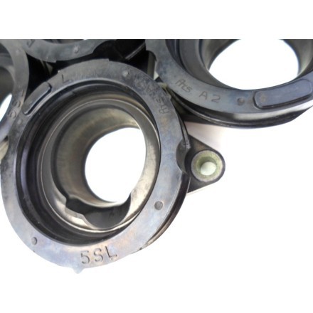 KIT x4 COLLETTORI MANICOTTI ASPIRAZIONE MOTORE CON FASCE YAMAHA YZF-R6 2003