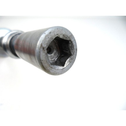 ASSE PERNO ASSIALE CON BOCCOLE RUOTA ANTERIORE SUZUKI V-STROM 650 ABS 2012