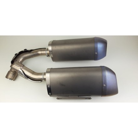 COPPIA SCARICHI MARMITTE ORIGINALI SILENZIATORI YAMAHA YZF-R1 BIG BANG 2009/2011