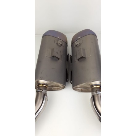 COPPIA SCARICHI MARMITTE ORIGINALI SILENZIATORI YAMAHA YZF-R1 BIG BANG 2009/2011