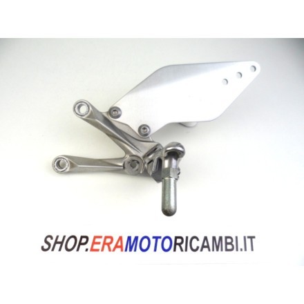 SUPPORTO COMPLETO DI PEDANA ANTERIORE PILOTA SINISTRA KAWASAKI NINJA ZX-10R 2007