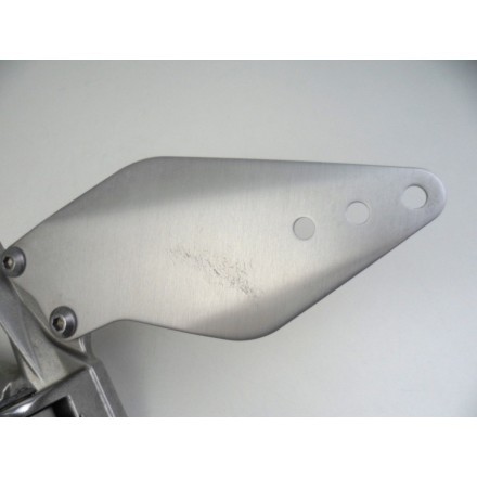 SUPPORTO COMPLETO DI PEDANA ANTERIORE PILOTA SINISTRA KAWASAKI NINJA ZX-10R 2007