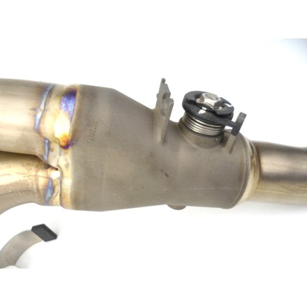 COPPIA RACCORDI TUBI COLLEGAMENTO TERMINALI SCARICO KAWASAKI NINJA ZX-10R 2007