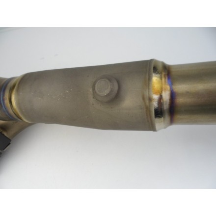 COPPIA RACCORDI TUBI COLLEGAMENTO TERMINALI SCARICO KAWASAKI NINJA ZX-10R 2007