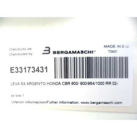 OKYAMI E33173431 LEVA SINISTRA FRIZIONE ARGENTO HONDA CBR600RR CBR900/1000 RR