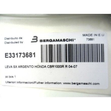 OKYAMI E33173681 LEVA SINISTRA FRIZIONE ARGENTO HONDA CBR 1000 RR 04-07