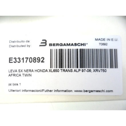 OKYAMI E33170892 LEVA SINISTRA HONDA XL TRANSALP 600 V 97-06 XRV750 AFRICA TWIN