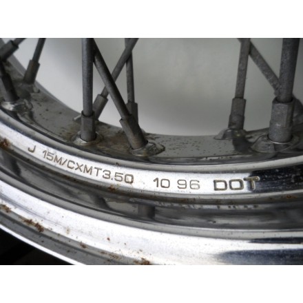 DID 15x3.50 CERCHIO RUOTA POSTERIORE A RAGGI ORIGINAL HONDA VT 600 C SHADOW 1997