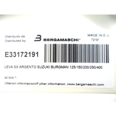 Okyami E33172191 LEVA SINISTRA FRENO POSTERIORE SUZUKI BURGMAN 125 150 250 400