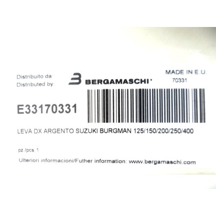 Okyami E33170331 E33172191 x2 COPPIA LEVE FRENO SUZUKI BURGMAN 125 150 250 400