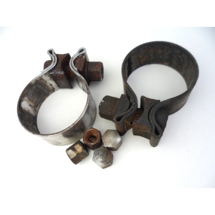 KIT COLLETTORI DI SCARICO TUBI CURVA MARMITTA MOTORE ORIGINALE BMW R1150 R 2004