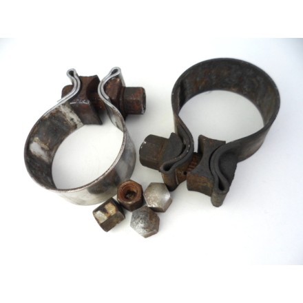 KIT COLLETTORI DI SCARICO TUBI CURVA MARMITTA MOTORE ORIGINALE BMW R1150 R 2004