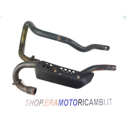 COPPIA COLLETTORI SCARICO CURVE MARMITTA MOTORE APRILIA PEGASO 650 GA 1996