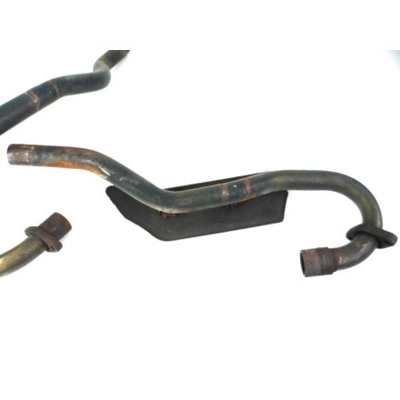 COPPIA COLLETTORI SCARICO CURVE MARMITTA MOTORE APRILIA PEGASO 650 GA 1996