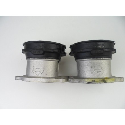 COPPIA COLLETTORI ASPIRAZIONE MOTORE CON FASCETTE DUCATI HYPERMOTARD 950 2020