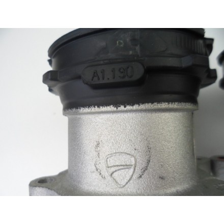 COPPIA COLLETTORI ASPIRAZIONE MOTORE CON FASCETTE DUCATI HYPERMOTARD 950 2020