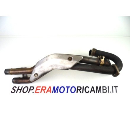 COPPIA COLLETTORI MARMITTA TUBI DI SCARICO MOTORE APRILIA PEGASO 650 STRADA 2008