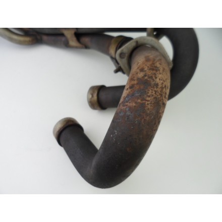 COPPIA COLLETTORI MARMITTA TUBI DI SCARICO MOTORE APRILIA PEGASO 650 STRADA 2008