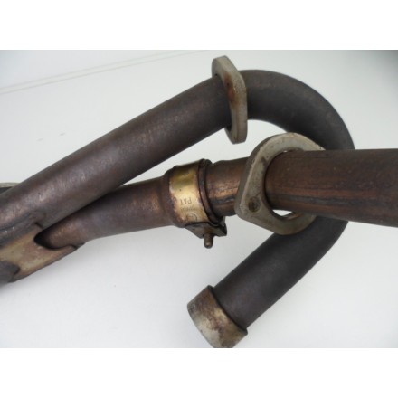 COPPIA COLLETTORI MARMITTA TUBI DI SCARICO MOTORE APRILIA PEGASO 650 STRADA 2008