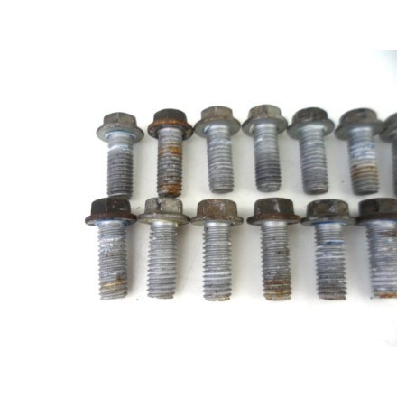 KIT 17 PERNI VITI BULLONI DISCHI FRENO AVANTI + DIETRO APRILIA SHIVER 750 2010