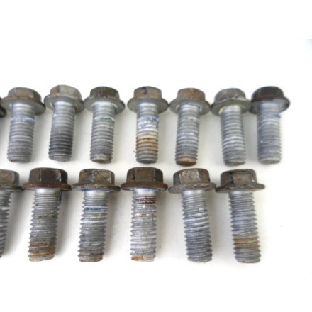 KIT 17 PERNI VITI BULLONI DISCHI FRENO AVANTI + DIETRO APRILIA SHIVER 750 2010