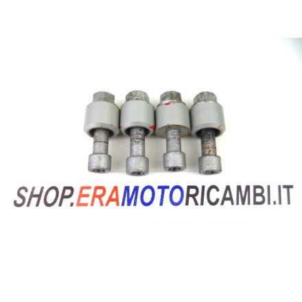 KIT 4 PERNI BULLONI FISSAGGIO TELAIO MOTORE CON BOCCOLE APRILIA SHIVER 750 2010