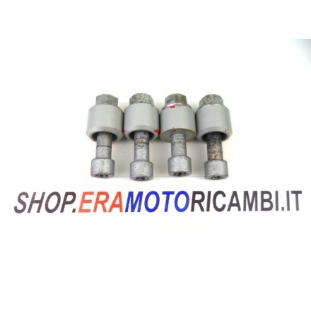 KIT 4 PERNI BULLONI FISSAGGIO TELAIO MOTORE CON BOCCOLE APRILIA SHIVER 750 2010
